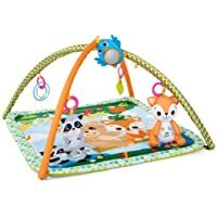 Chicco Descansa y Juega- Gimnasio Multifunción con Arco para Bebés- Manta de Actividades- 5 Muñecos Colgantes Extraíbles…